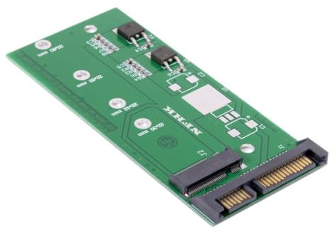 chenyang Adaptateur convertisseur M.2 NGFF B/M-Key SSD vers disque dur SATA 2,5 PCBA