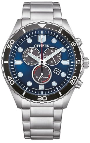 CITIZEN Herren Analog Quarz Uhr mit Edelstahl Armband AT2560-84L