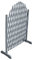 Générique Clôture en Treillis Bois de Sapin Massif 1,8x1 m Gris,Quincaillerie,Clôtures & barrières,Panneaux de clôture,2.3 kg,Gris,310036