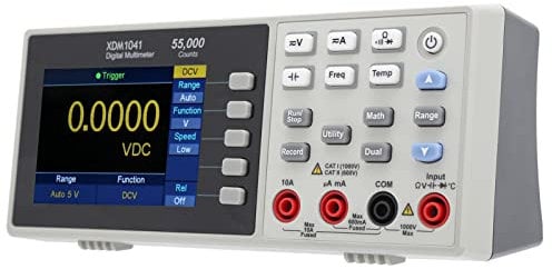 ANKROYU Desktop-Multimeter, Wechselstrom-Gleichstrom-Spannungs-True-Rms-Temperaturprüfgerät, Tragbares Digitalmultimeter Für Laborinstrumente(EU)