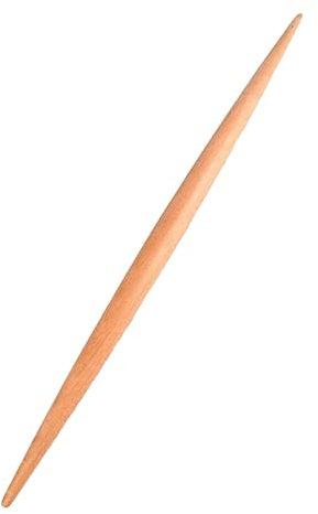 Garneck Professional Grade Wooden Rolling Pin 58cm x 2.8cm Non-Toxic Easy to Clean for Home Baking and Restaurant Use