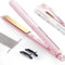 Faszin Hair Straighteners, Ionic Titanium Plate for Smooth Shiny Results, 20S Fast Heat Up Flat Iron, Clear LCD Display (Pink)
