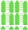 30Pcs Greenhouse Clamps, 5mm Double Head Plant Clips, Fixed Bracket Film Clips for Plant Frame Arch Shed Shading Net Rod Pipe