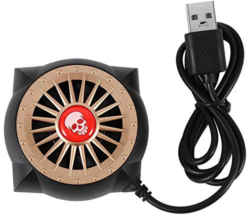 Janasiba Ventilador portátil para teléfono móvil, enfriador USB, ventilador de juego, silencioso, fresco, cuerpo para teléfono inteligente