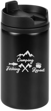 Thermobecher mit Lasergravur für Camping, Angeln, Reisebecher