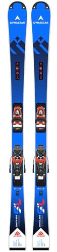 dynastar Ski-Set Speed OMG Team SL R21 Pro + Bindungen Look Spx 11 Gw Hot Red Blau Jungen – Größe 142 – Blau