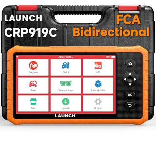 LAUNCH X431 CRP919C Lite Bidirektionales obd2 Diagnosegerät Auto mit 32+ Reset, DoIP & CAN FD, Alle System Auto Auslesegerät, OBD2 Diagnosegerät für alle Fahrzeuge, aktiv, AUTOVIN, FCA Autoauth