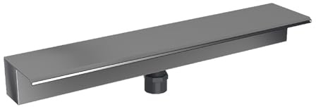 Fontana per Piscina a Cascata in Acciaio Inossidabile 304 con, Ampia Apertura Superiore, Installazione Semplice, Sfioratore a Cascata per Stagno, per Cortile, Villa, Piscina e
