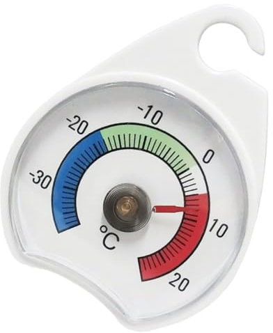 ABOOFAN Thermometer Zum AufhäNgen Von KüHlschräNken, Gefrierschrankthermometer, Min. -30 Grad, Max. +50 Grad, Rund