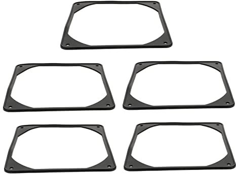 jojofuny 15pcs Anti- Noise Reduction Gasket for Computer Case Fans Easy to Install Pads Compatible Fans for Reducing and Noise Issues Projects
