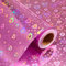 Wikadlik Geschenkpapier mit kleinen Herzen, buntes holografisches Geschenkpapier für Valentinstag, Muttertag, Hochzeit, Brautparty, Babyparty, Weihnachten, 43 cm x 10 m, Rosa