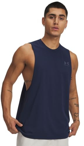Under Armour Herren Sportstyle Left Chest Cut-Off T-Shirt UA Tanktop für Linke Brust (1er Pack)