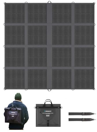 Renogy Pannello solare pieghevole portatile tipo N, 400 Watt, 25% ad alta efficienza, generatore solare leggero per centrali elettriche attività all'aperto, SUV, camper, marina, campeggio