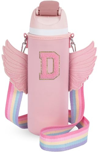 foci cozi Sac de transport pour bouteille d'eau avec sangle (D, rose, 700 ml)