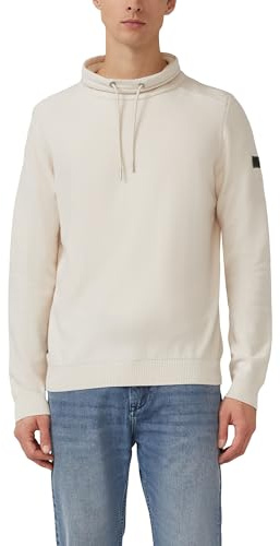 s.Oliver Leichter Pullover mit Snood-Kragen und Logo-Detail