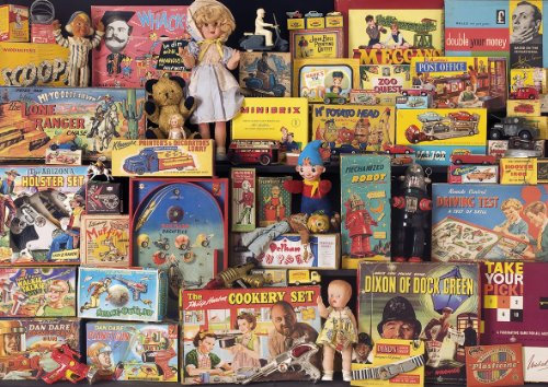 Gibsons 1950s Toy Box Memories Jigsaw Puzzle (1000pieces)