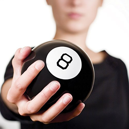 Global Gizmos 50970 Magic Eight 8 Ball/Kids Age 3+, Adults, Family Fun/Home or Office/Question & Answer Game