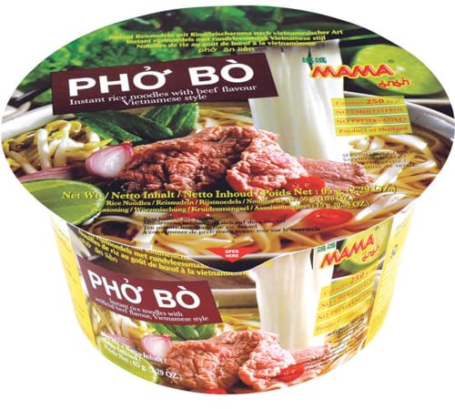 Mama Phó Bò Rice Noodles, Beef, 65g