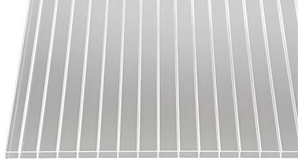 Acryl Stegplatten Hohlkammerplatten klar 16 mm (2000 x 980 x 16 mm)