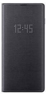 Samsung Original Galaxy S10+ Protective LED View Wallet Cover Case - Black