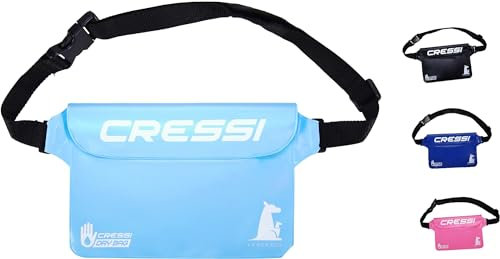 CRESSI Kangaroo Dry Pouch Light Blue - 1 Erwachsene Kangaroo Dry Pouch Wasserdichter Beutel, Hellblau, Einheitsgröße, Unisex