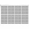 Indigos UG - Namensaufkleber Kinder Schule - 300 Sticker 36x7 mm - grau - personalisiert mit Wunschname - Etiketten für Schulheft, Schultüte, Federmappe, Stifte, Kindergarten