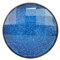 Magnetbrosche aus Edelstahl,handgefertigt, blau mit Glitzer, 30mm