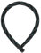 ABUS Kettenschloss IVERA Chain 7210 – Fahrradschloss mit hochflexibler IvyTex-Kunstfaserummantelung – ABUS-Sicherheitslevel 8 – 85 cm – Grau