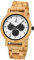 CZOKA Herren Damen Unisex Holzuhr, Natürliche Schwarze Walnuss/Olive Holz Armbanduhr Analog Quarzwerk mit Holzarmband Verstellbarem, Datumsanzeige mit DREI Datumsangaben (OlIve2)