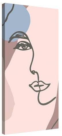 Addictive Sound Akustikpaneele - Akustikplatten und Schallabsorber mit Grafiken - Acoustic Panel Wand - Akustikelemente Bild mit den Maßen 100x50x6 cm - Akustikpaneel Absorber - LineArt_3