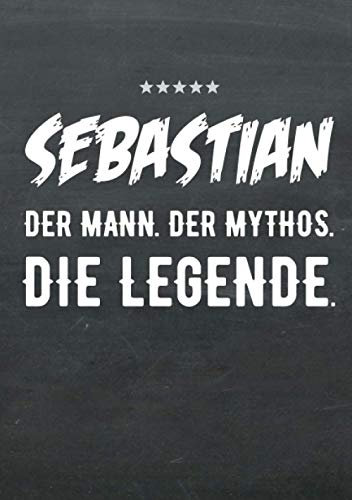 Buch-Kalender 2021 im Format A5 - Sebastian, der Name, das Geschenk - Sebastian, der Mann, der Mythos, die Legende: Kalenderbuch, Terminplaner und ... mit dem Namen Sebastian, 1 Woche = 2 Seiten