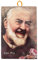 KUSTOM ART Bild im Vintage-Stil, St. Pater Pius, Wandbild, 15 x 10 cm