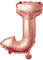 Lepep 40 cm Roségold Luftballons Zahlen von 0 bis 9 Buchstaben von A bis Z Party Deko Ballons für Geburtstag Babydusche Brautparty Hochzeit Abschlussball Folienballons Dekoration (Buchstabe J)