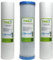 Set 3-teilig TWaLa 10 Zoll Ersatzfilter Umkehrosmose Anlage RO Polypropylen Sediment Vorfilter Grobfilter Aktivkohleblock Trinkwasser Filter Wasserfilter zur Wasseraufbereitung