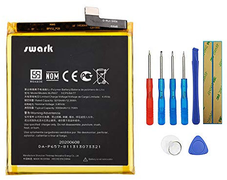 Swark Akku BLP657 Kompatibel mit OnePlus 6 One Plus 6 1+6 A6000, A6003 with Tools