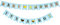 AIYONG IT'S A BOY & BABY SHOWER Banner Set Dekorationen für Baby Dusche Party Feier Banner Flagge Geschlechts Offenbarung Party Babyparty