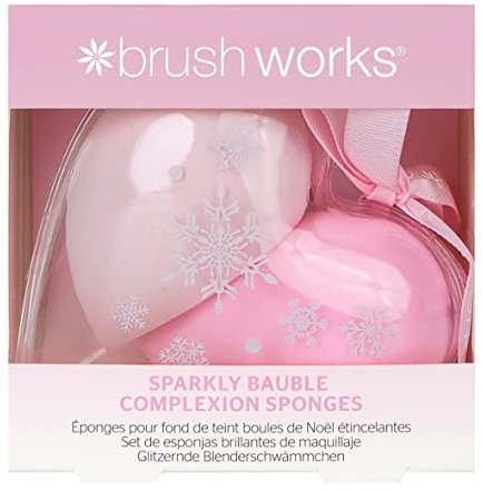 Brushworks Sparkly Bauble Complexion Sponges (Pack of 2)