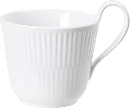 Royal Copenhagen White Fluted Mega Tasse mit Henkel aus Porzellan in der Farbe Weiß 25cl, 1062484