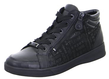 ARA Damen Rom Mid-Cut Sneaker, SCHWARZ, 39 EU