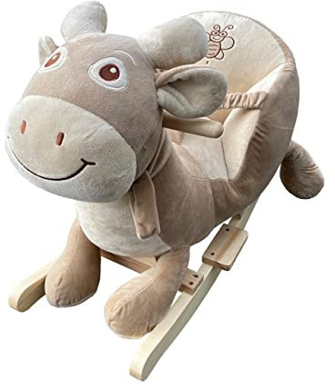 Steff - Schaukelpferd - Swissy - Kuh - 1 bis 4 Jahre - mit Sicherheitsgurt