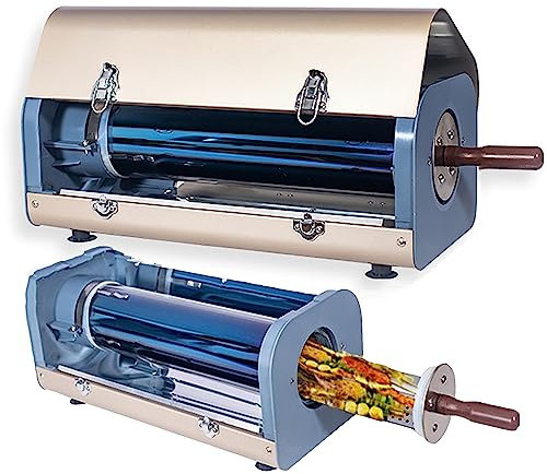 Cocina solar grande, horno de parrilla solar, la temperatura puede alcanzar los 300 °C/572 °F, calefacción de 360 °, horno solar para parrilla sin humo para el hogar al aire libr