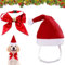 Sunshine smile Katzen Hunde Weihnachtskostüm,Hunde Weihnachtsmann-Mütze,Haustier Kostüm Weihnachten,Haustier Weihnachtskostüm Weihnachts,Haustier Weihnachts Outfit,Haustier Kleidung Weihnachtsmütze