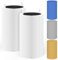 XBWW 2 Packs 411 Replacement Filter Compatible with Blue Pure 411, 411+, 411 Auto & Mini with 3pcs Outer Cloth Pre-Filter Cover