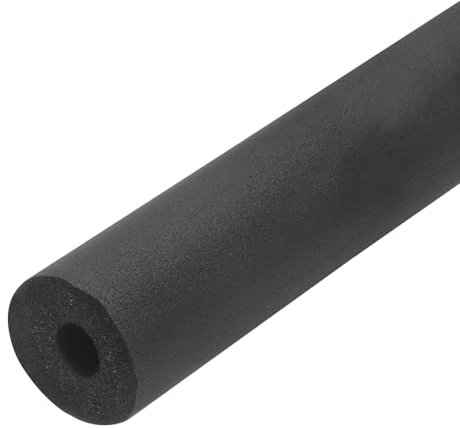 QUARKZMAN Tube en Mousse d'Isolation pour Tuyau, Isolation Thermique, Diamètre Intérieur de 13 mm (1/2), Diamètre Extérieur de 43 mm, Longueur de 20 pour la Chaleur