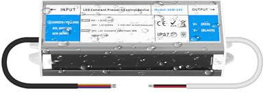 YOODI Trasformatore 220V 24V 36W 1,5A Alimentatore IP67 Impermeabile Driver LED AC 220V a DC 24V Ultra Fino Tensione Costante Adattatore per Strisce Luci Lampada LED Interni ed Esterni