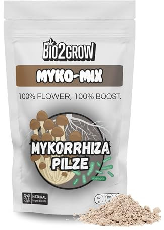 Bio2Grow Myko-Mix 50g – Mykorrhiza Pulver Pilze als Wurzelaktivator & organischer Bodenaktivator für Pflanzen