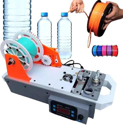3D-Filament-Maker aus recyceltem PET, Desktop-Filament-Maker-Maschine, 3D-Drucker-Extruder, Filament-Pultrudierung aus Plastikflaschen, Recycler für recycelte PET-Flaschen für Familien, Heimwerker D