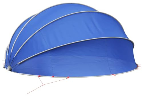 Dôme de Piscine, Bâche de Protection Abri pour Piscine Hors Sol Vert 500x500x236 cm