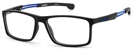 CARRERA Rechteckig POLYAMIDE INJ Brillen in Schwarz für Herren, Brille mit Sehstärke, optional mit Sonnenbrillen tönung oder Blaulichtfilter (Modell Model No : 406)