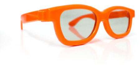 3D Kinder-Brille orange Universale Passive für Cinema 3D LG Philips Panasonic UVM. Marke PRECORN